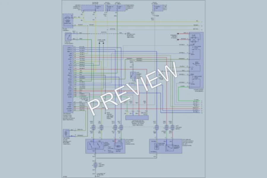 2002 Honda Odyssey Trunk Tailgate Fuel Door wiring diagram preview