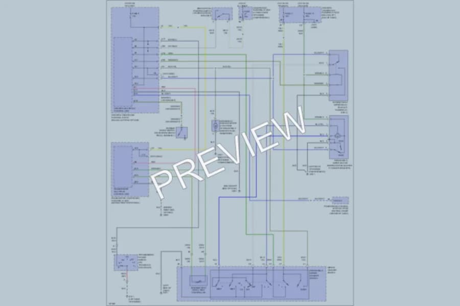 2002 Honda Odyssey Wiper Washer wiring diagram preview