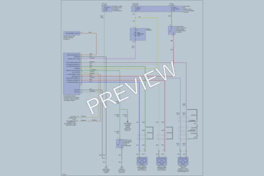2002 Honda Passport Anti Lock Brakes wiring diagram preview