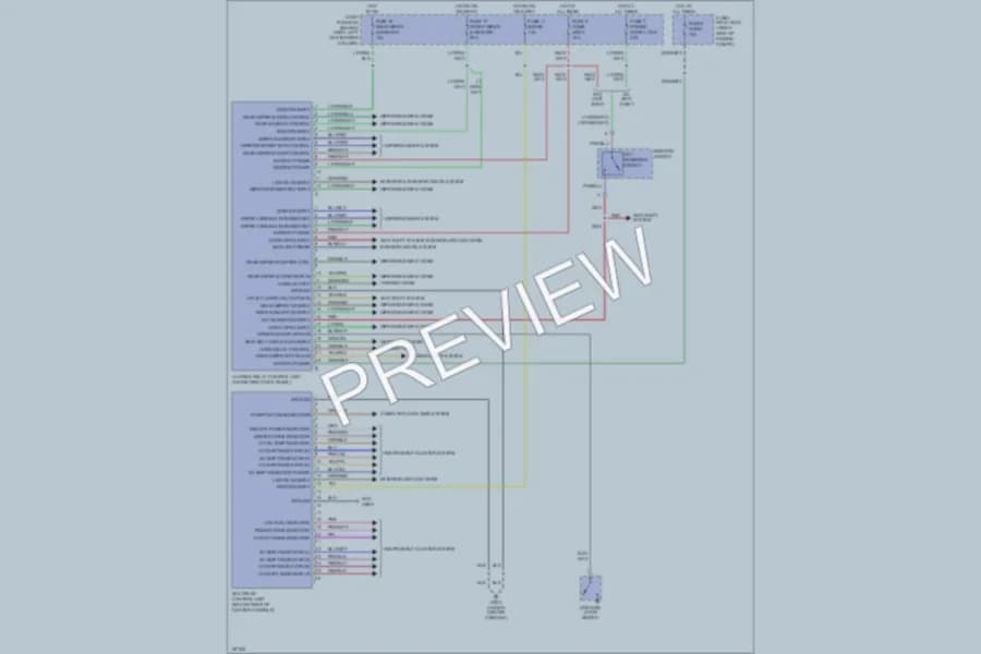 2002 Honda Passport Body Computer wiring diagram preview