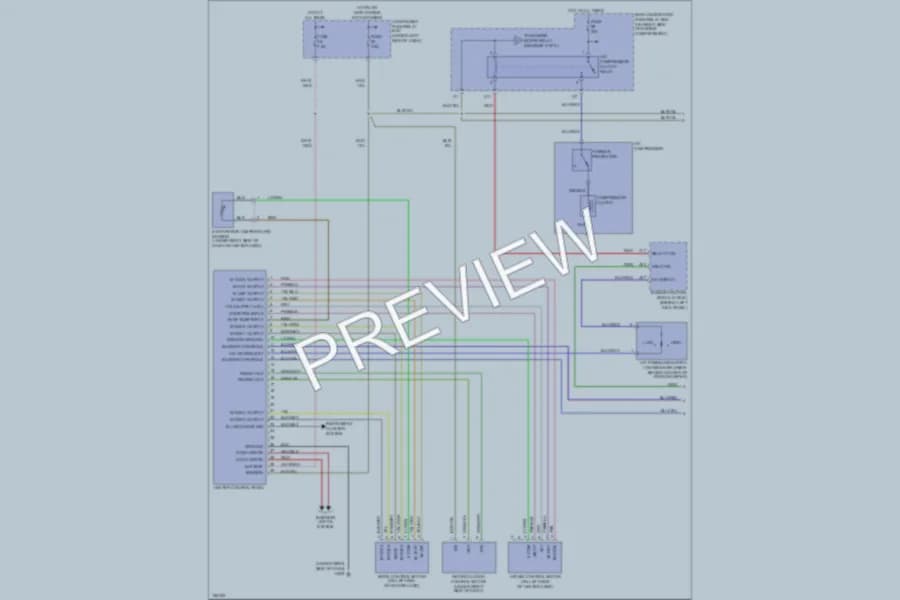 2002 Honda S2000 Air Conditioning wiring diagram preview