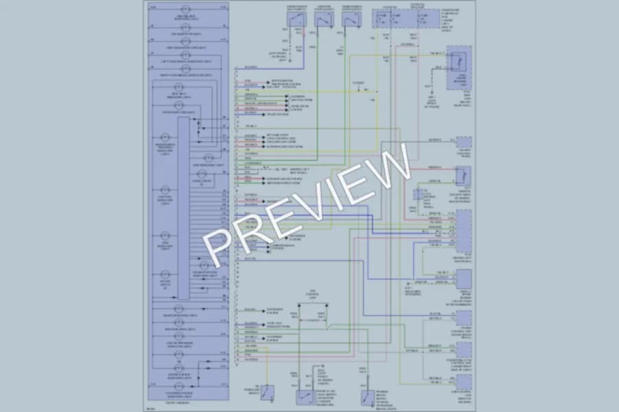 2002 Honda S2000 Instrument Cluster wiring diagram preview