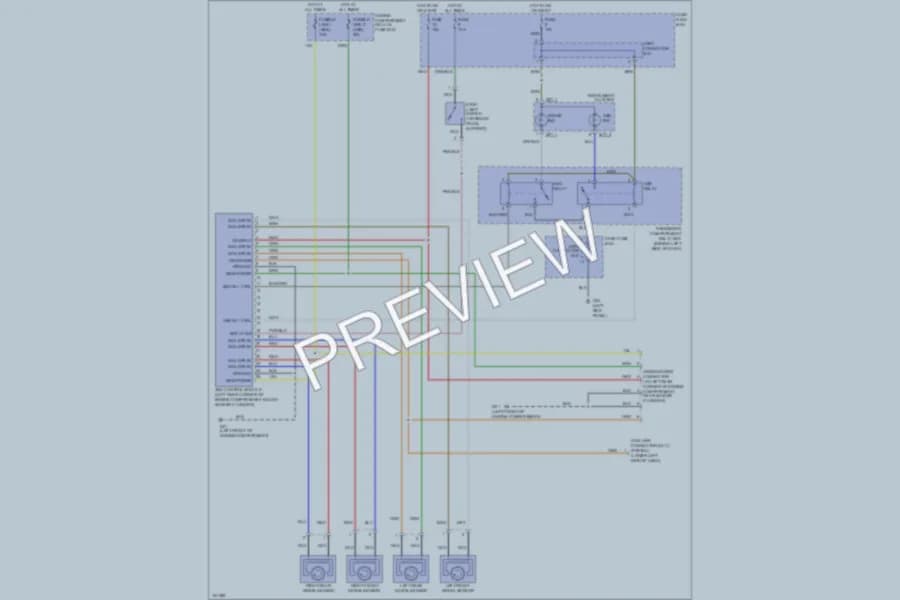 2002 Hyundai Accent Anti Lock Brakes wiring diagram preview
