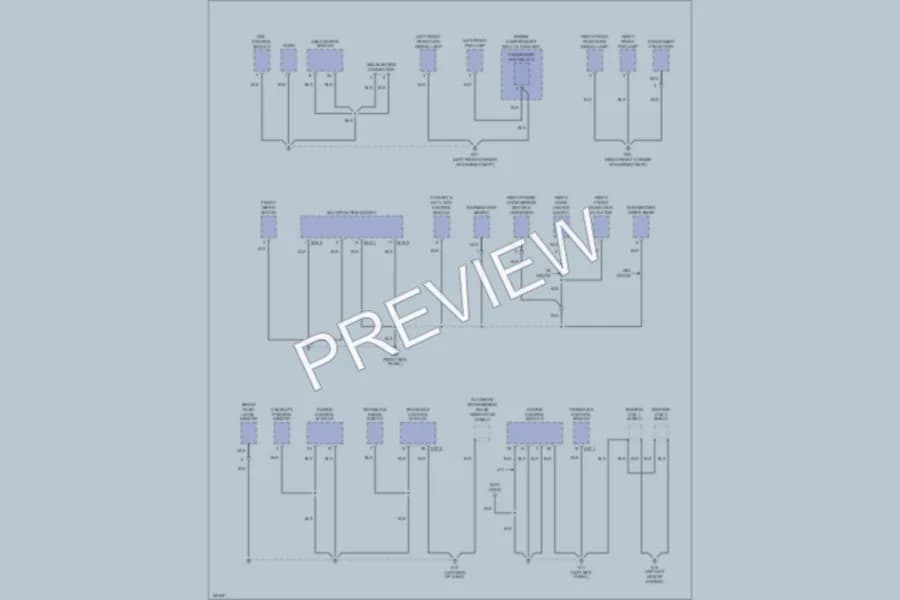 2002 Hyundai Accent Ground Distribution wiring diagram preview