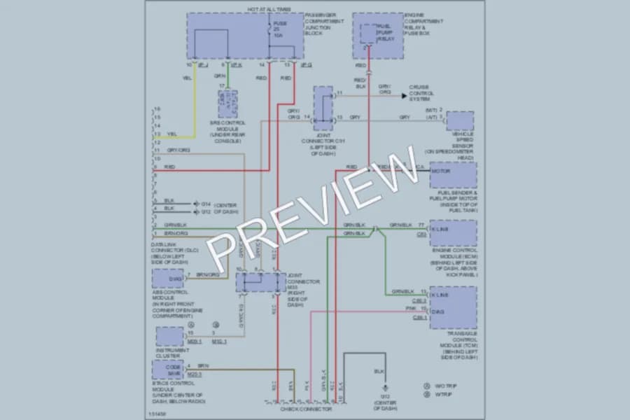 2002 Hyundai Elantra Computer Data Lines wiring diagram preview