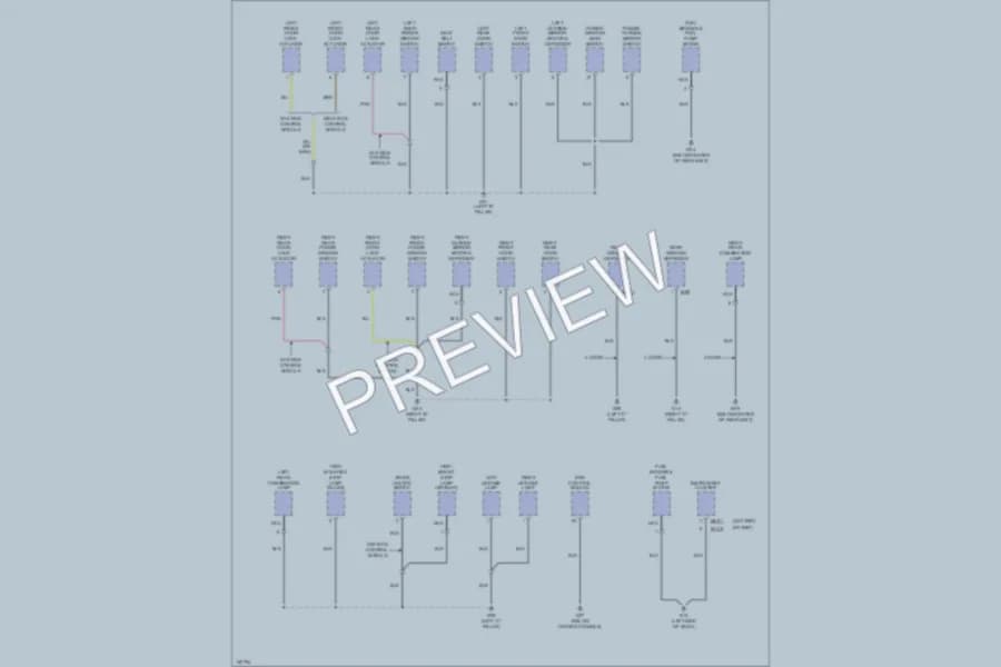 2002 Hyundai Elantra Ground Distribution wiring diagram preview