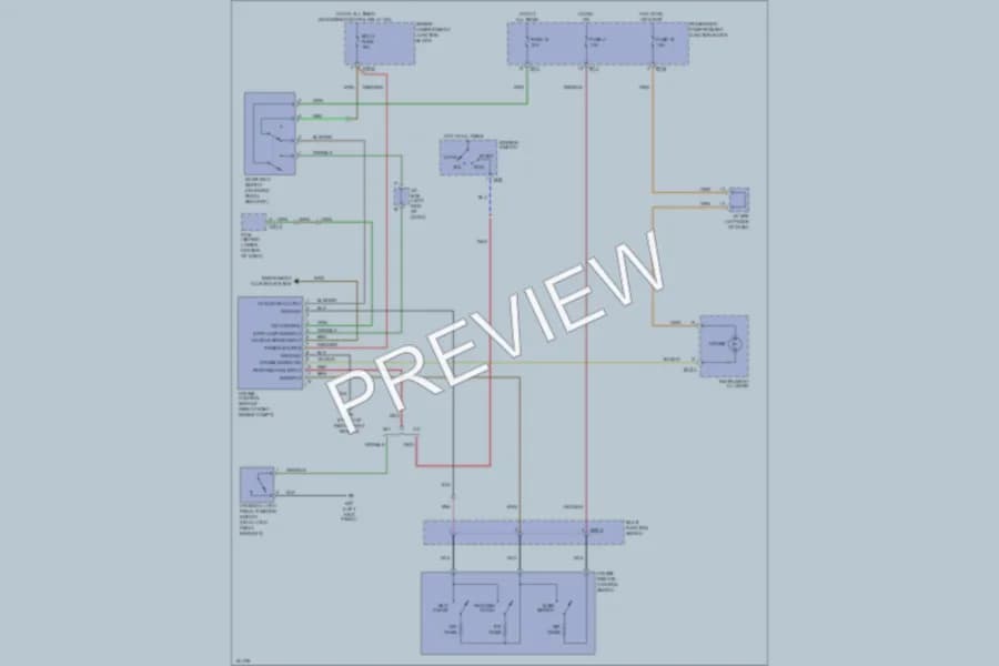 2002 Hyundai SantaFe Cruise Control wiring diagram preview
