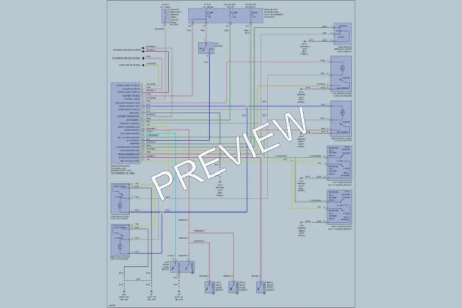 2002 Infiniti G20 Power Door Locks wiring diagram preview