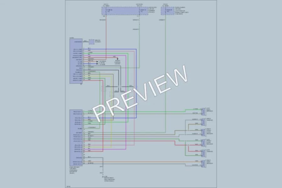 2002 Infiniti G20 Radio wiring diagram preview