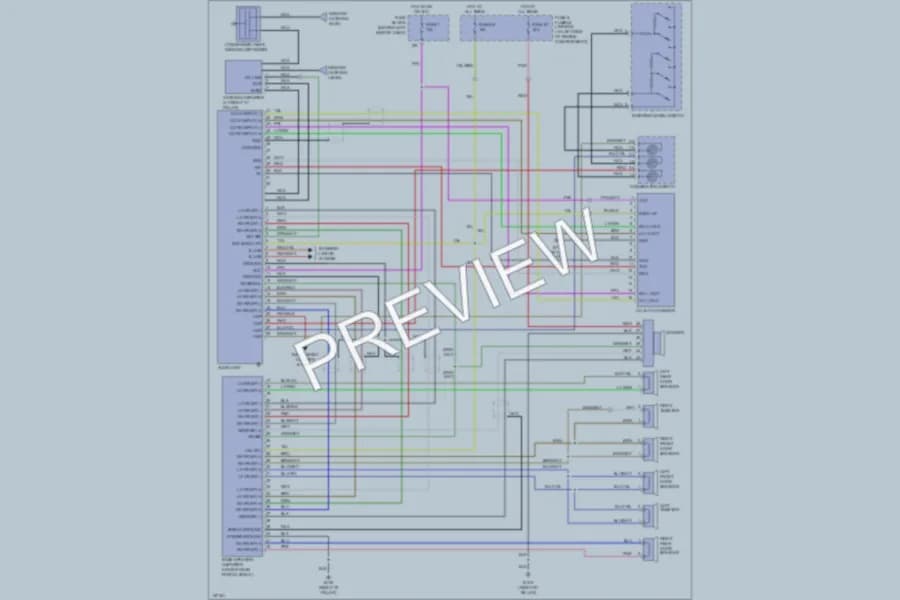 2002 Infiniti I35 Radio wiring diagram preview