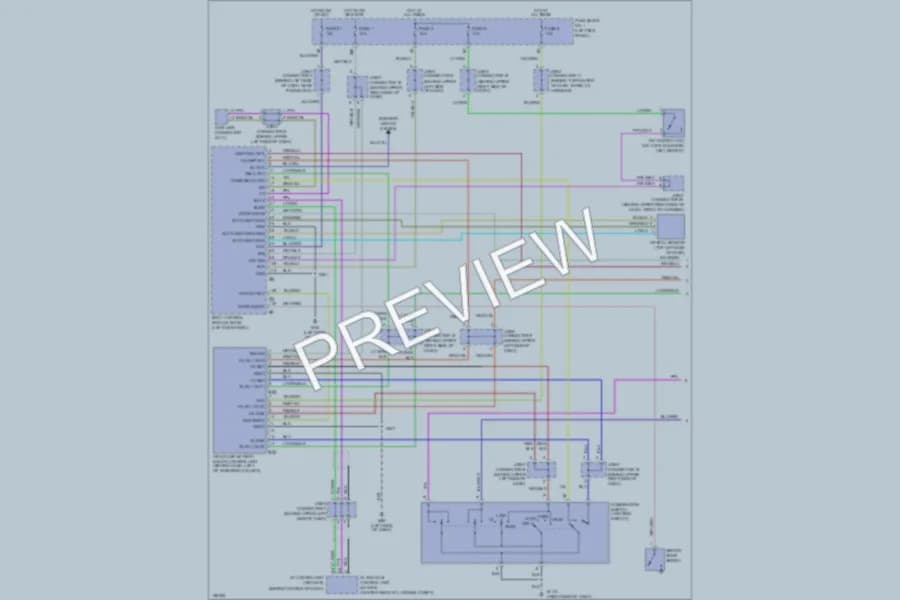 2002 Infiniti Q45 Headlights wiring diagram preview
