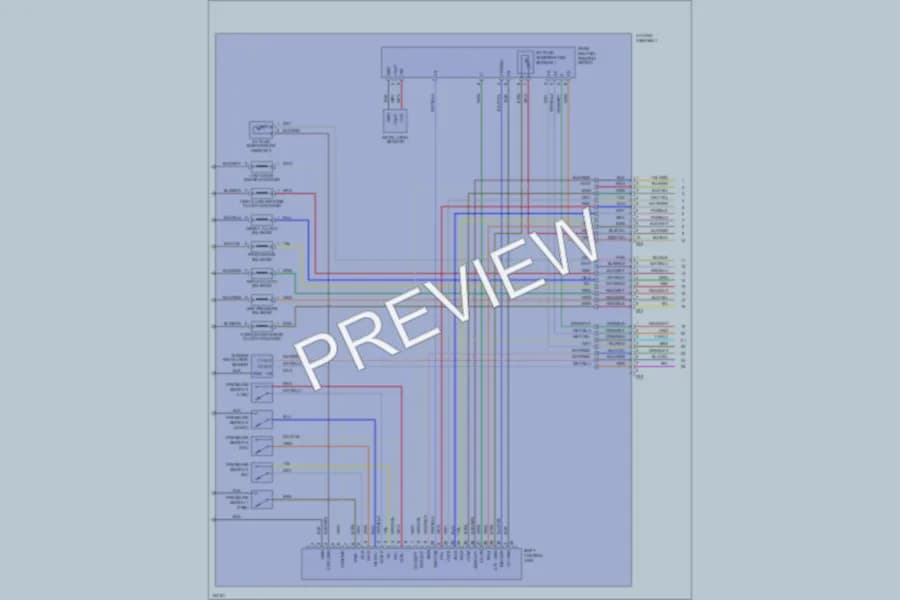 2002 Infiniti Q45 Transmission wiring diagram preview