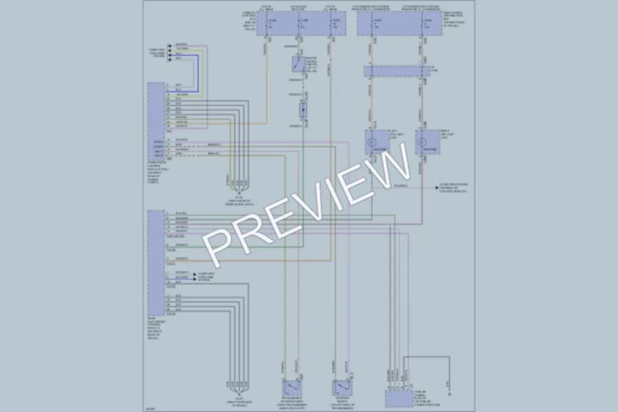 2002 Jaguar SType Exterior Lights wiring diagram preview