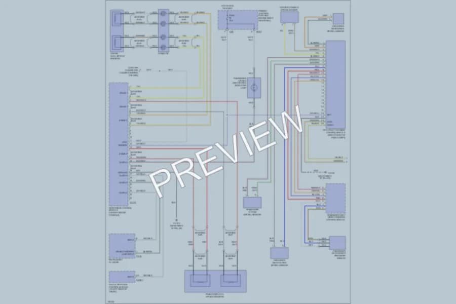 2002 Jaguar SType Supplemental Restraints wiring diagram preview