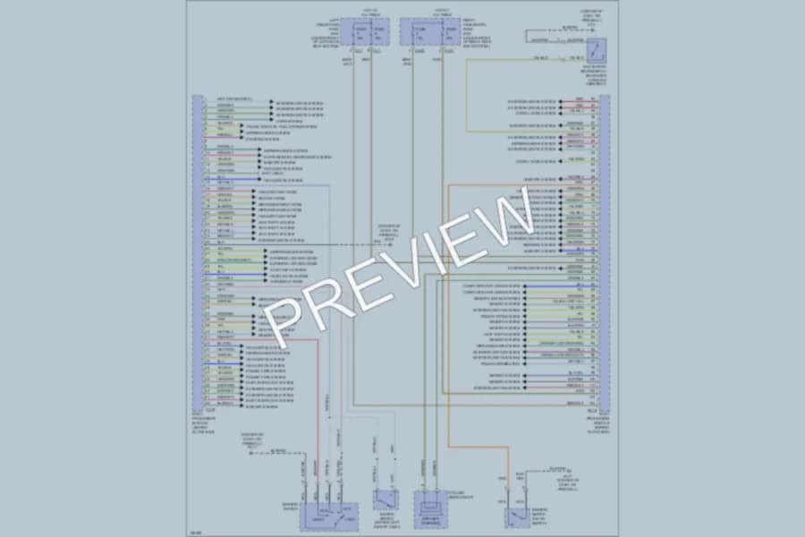 2002 Jaguar XJR Body Computer wiring diagram preview