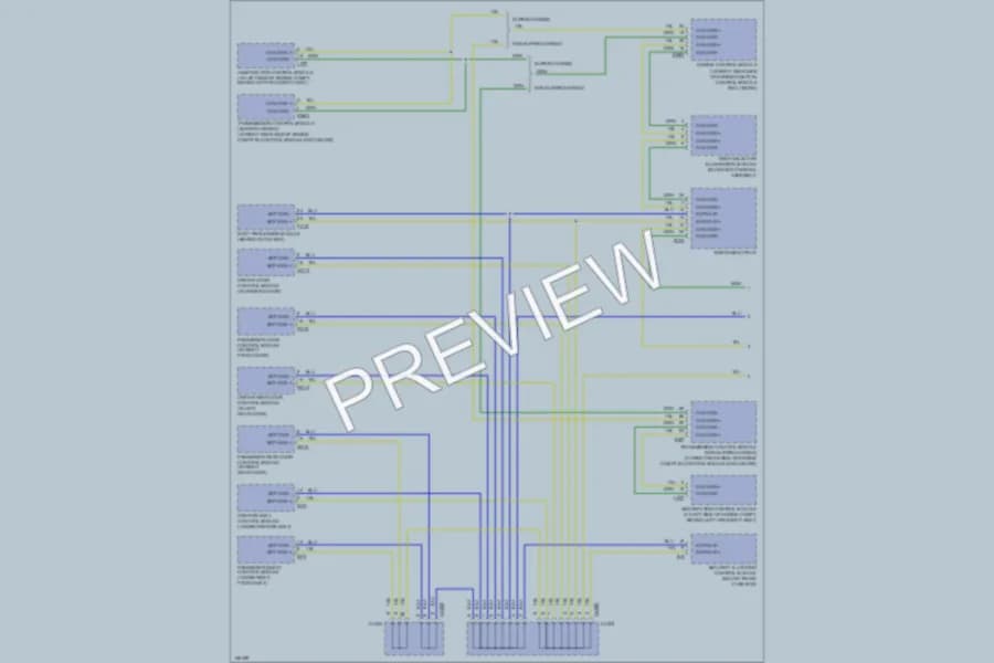 2002 Jaguar XJR Computer Data Lines wiring diagram preview