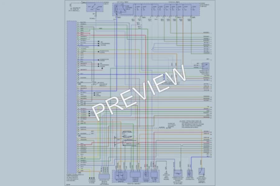 2002 Jaguar XJSuper Engine Performance wiring diagram preview