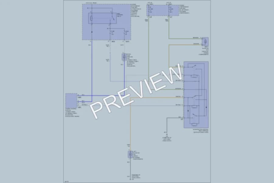 2002 Jaguar XK8 Cooling Fan wiring diagram preview