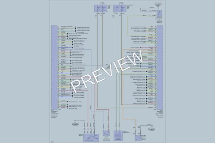 2002 Jaguar XKR Body Computer wiring diagram preview