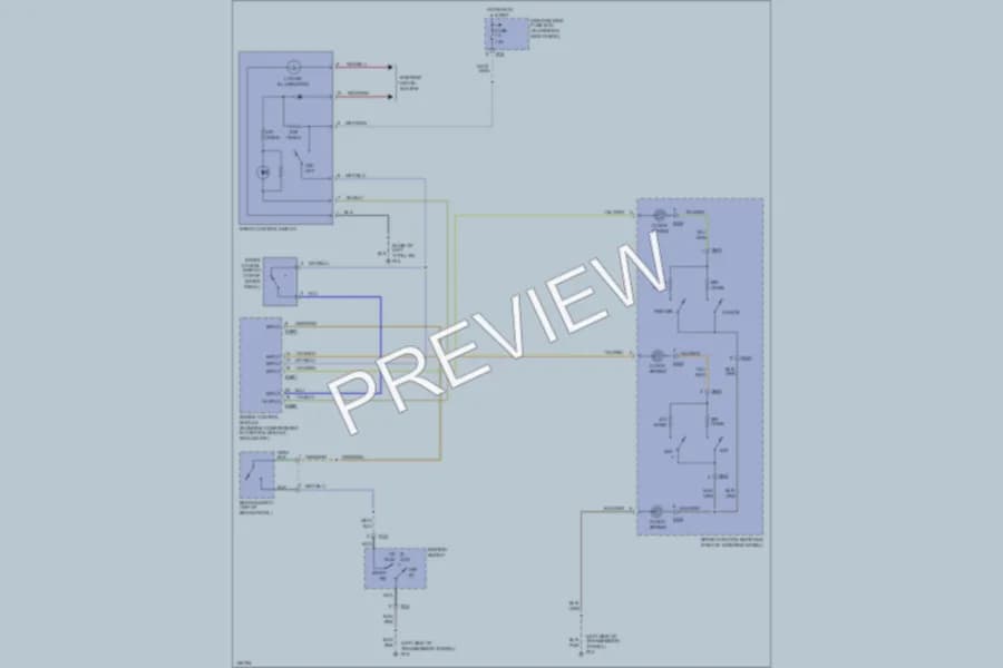 2002 Jaguar XKR Cruise Control wiring diagram preview