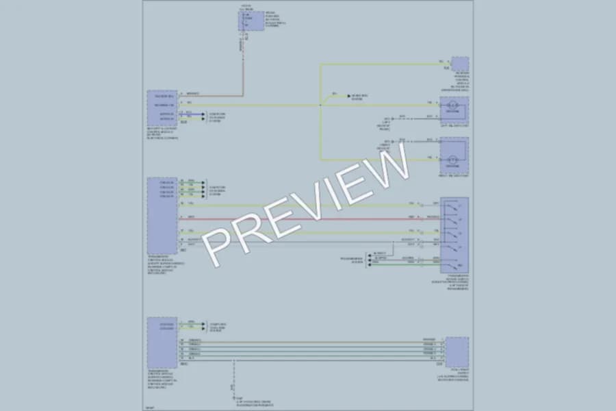 2002 Jaguar XKR Exterior Lights wiring diagram preview
