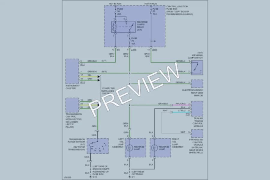 2002 Jaguar XType Exterior Lights wiring diagram preview