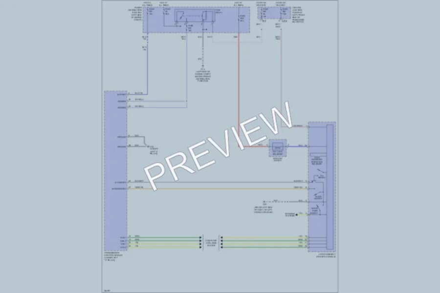 2002 Jaguar XType Shift Interlocks wiring diagram preview