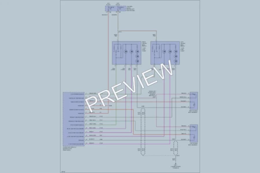 2002 Jeep Liberty Power Seats wiring diagram preview