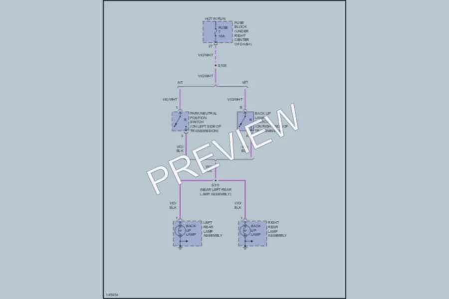 2002 Jeep Wrangler Exterior Lights wiring diagram preview