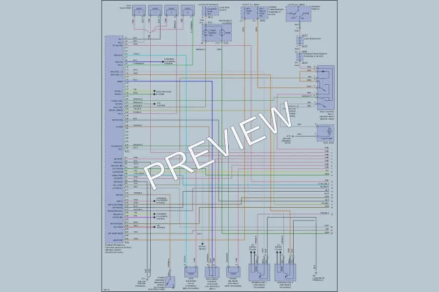 2002 Kia Optima Engine Performance wiring diagram preview