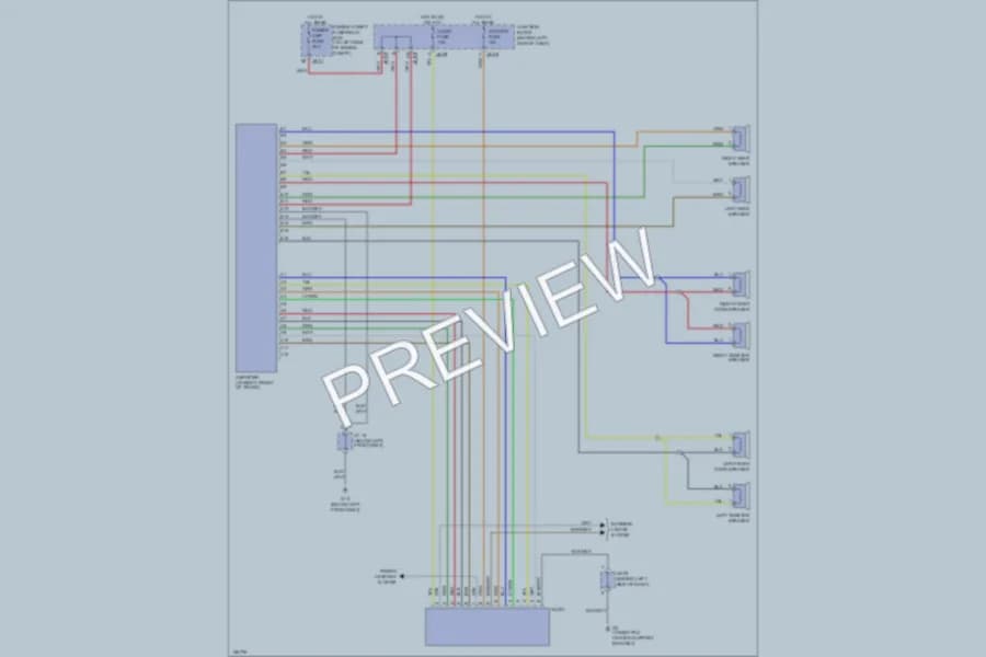 2002 Kia Optima Radio wiring diagram preview