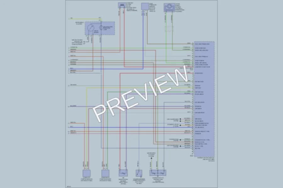 2002 Kia RioCinco Engine Performance wiring diagram preview