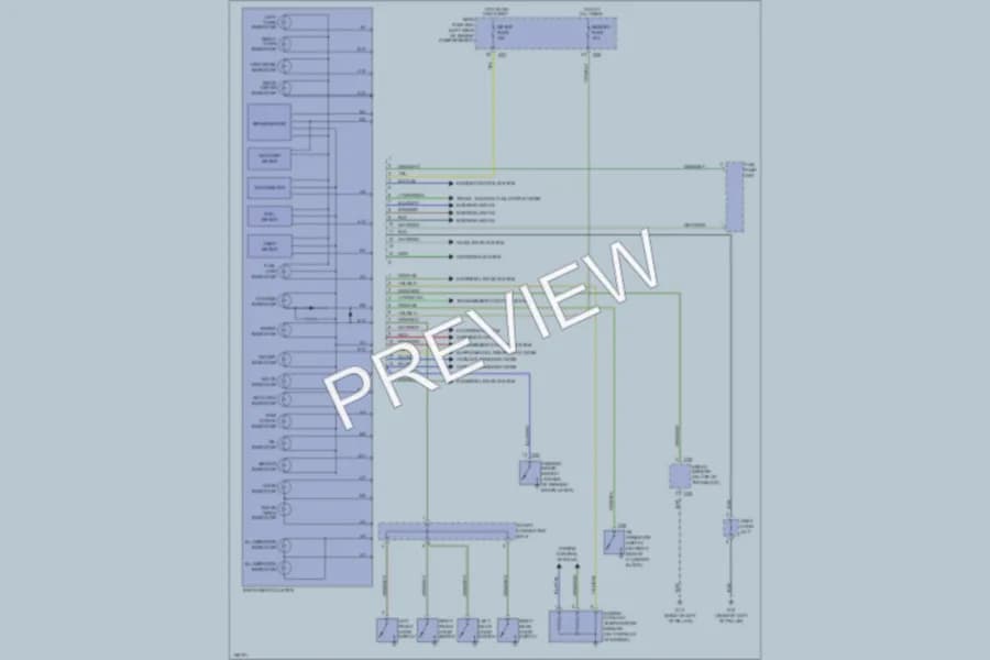 2002 Kia RioCinco Instrument Cluster wiring diagram preview
