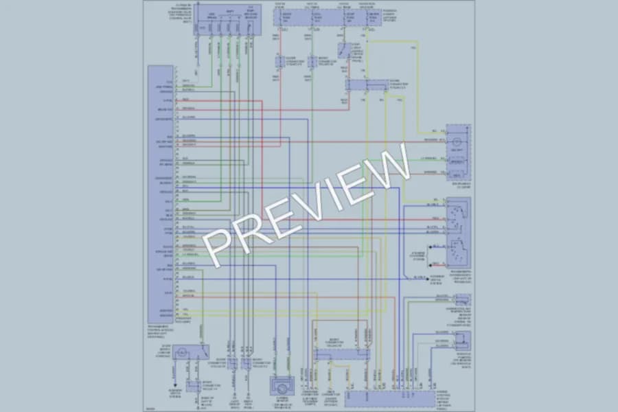2002 Kia RioCinco Transmission wiring diagram preview