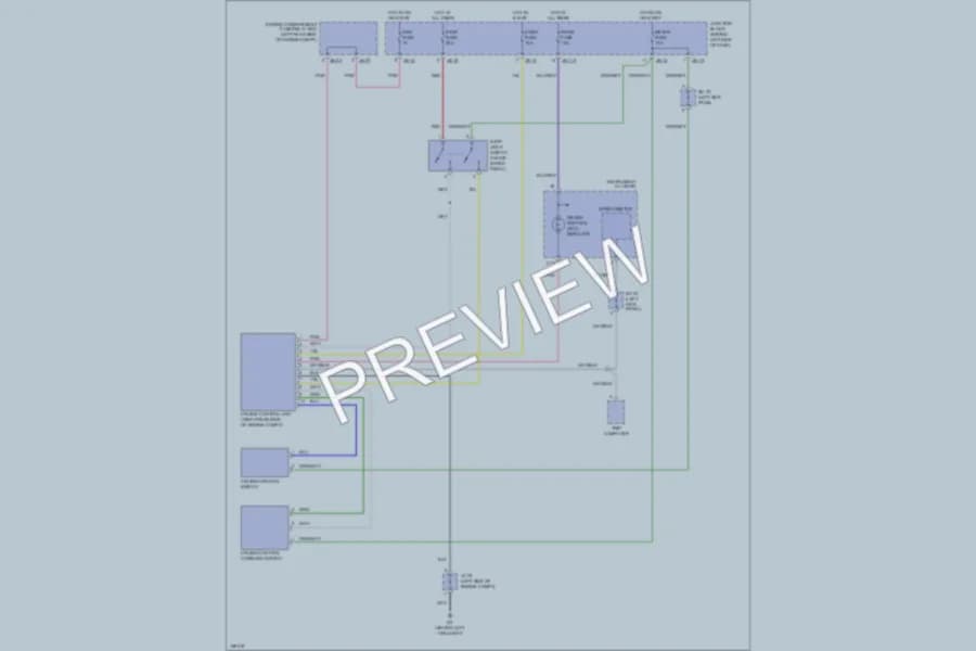 2002 Kia Sedona Cruise Control wiring diagram preview
