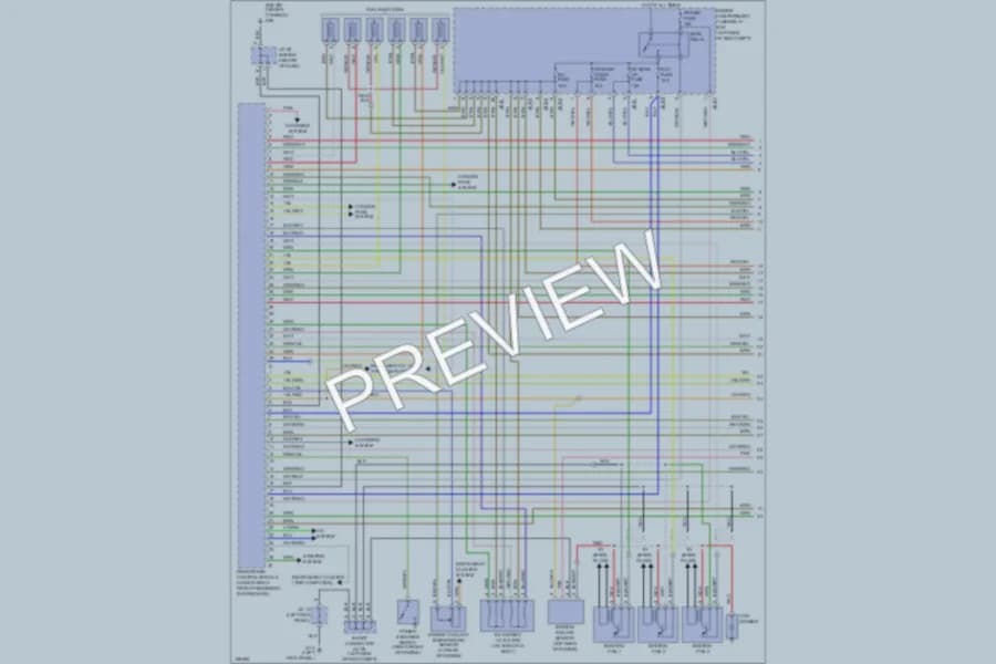 2002 Kia Sedona Engine Performance wiring diagram preview