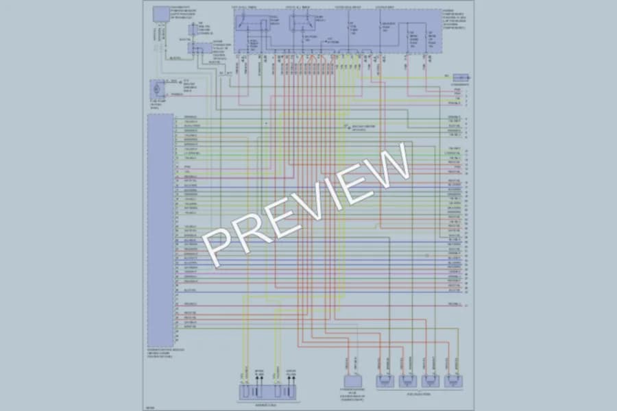 2002 Kia Spectra Engine Performance wiring diagram preview
