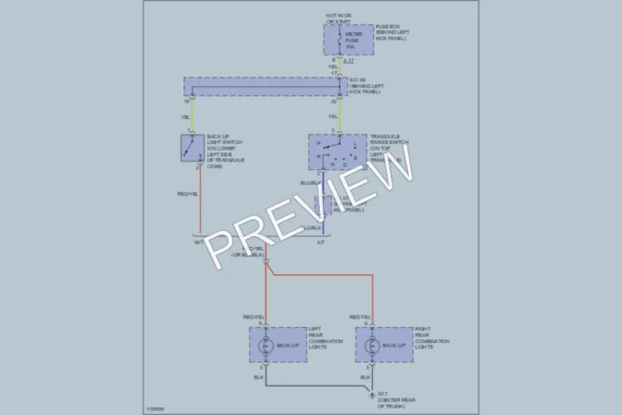 2002 Kia Spectra Exterior Lights wiring diagram preview
