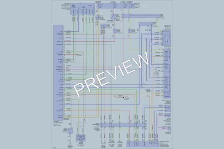 2002 Kia Spectra Transmission wiring diagram preview