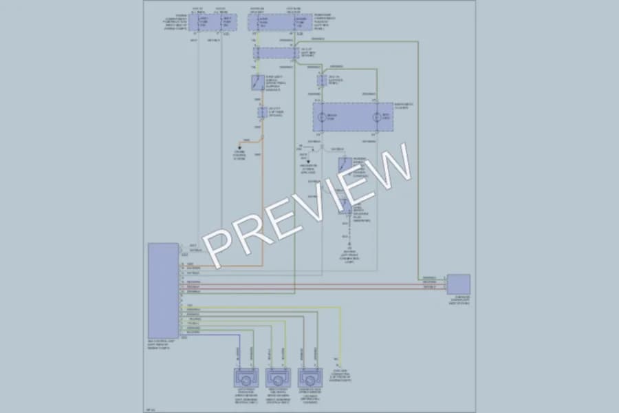 2002 Kia Sportage Anti Lock Brakes wiring diagram preview