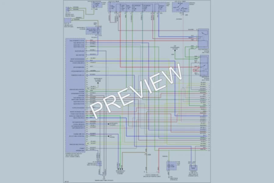 2002 Kia Sportage Engine Performance wiring diagram preview