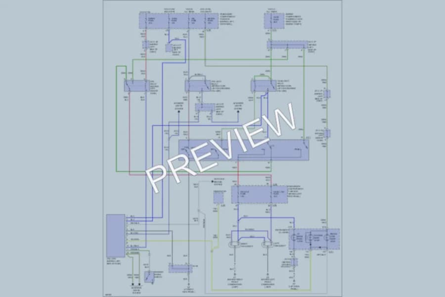 2002 Kia Sportage Headlights wiring diagram preview