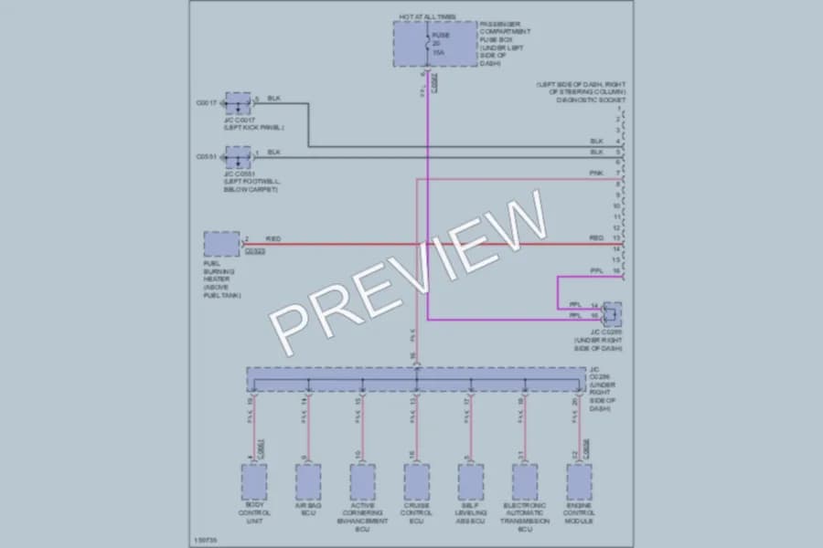 2002 LandRover Discovery Computer Data Lines wiring diagram preview
