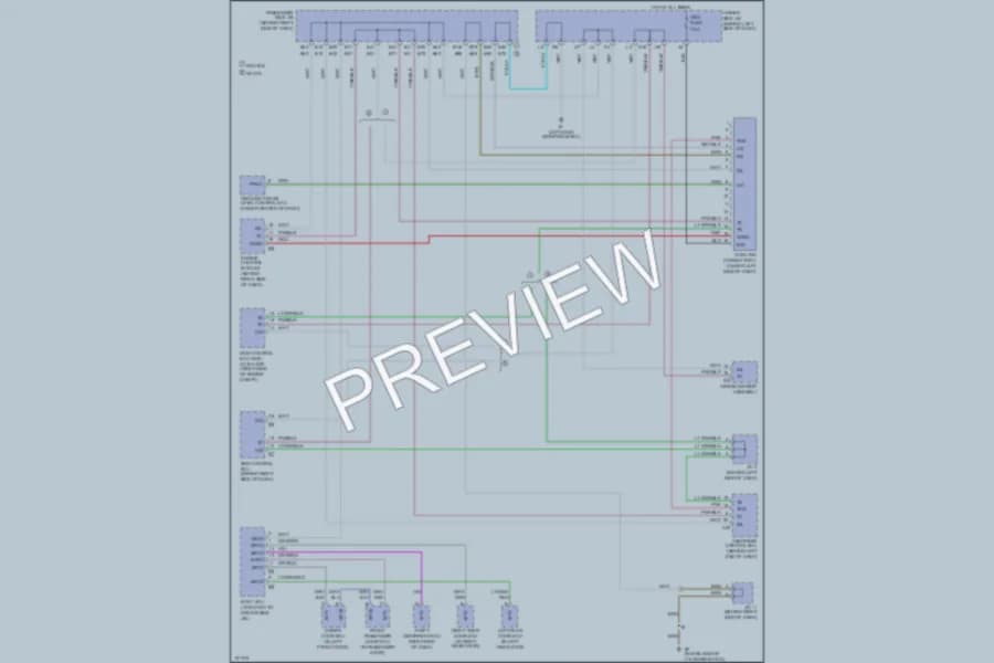 2002 Lexus ES300 Computer Data Lines wiring diagram preview