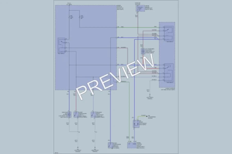 2002 Lexus ES300 Cooling Fan wiring diagram preview