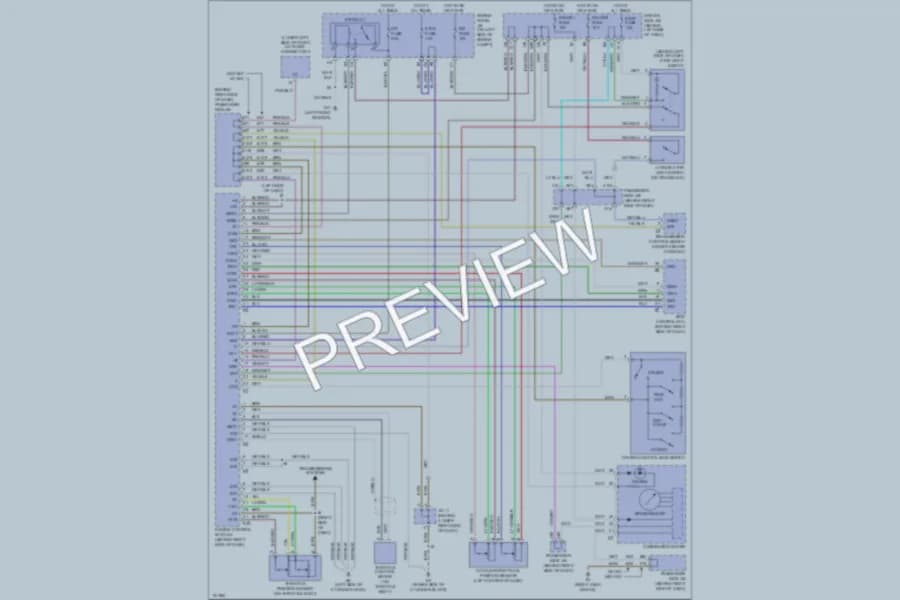 2002 Lexus ES300 Cruise Control wiring diagram preview