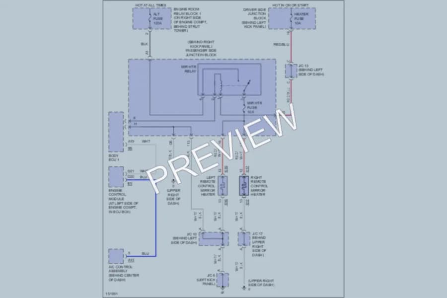 2002 Lexus GS300 Defoggers wiring diagram preview