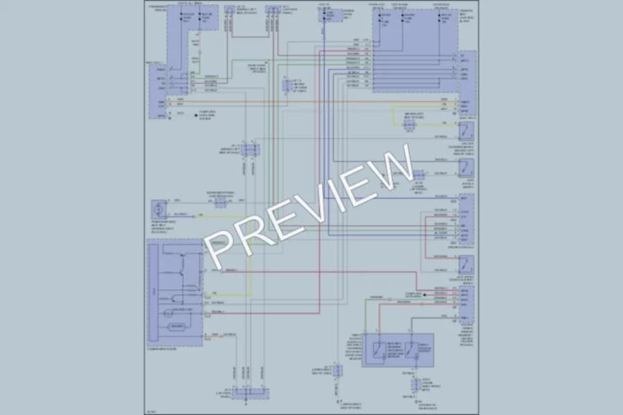2002 Lexus GS300 Warning Systems wiring diagram preview