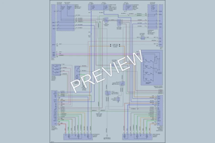 2002 Lexus GS430 Memory Systems wiring diagram preview