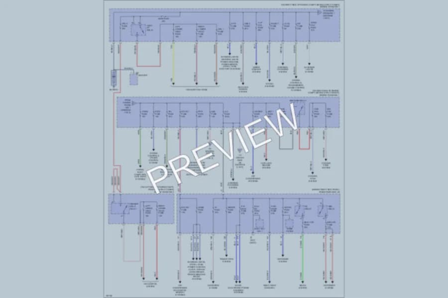 2002 Lexus GS430 Power Distribution wiring diagram preview